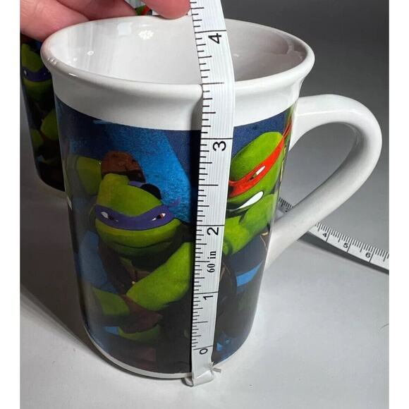 TMNT Teenage Mutant Ninja Turtles 2014 VIACOM Vintage Coffee Mug Set of 2 Cups - Picture 13 of 14